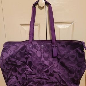 Coach Packable Weekend tote
